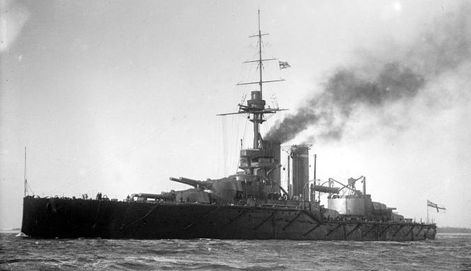 HMS Audacious - Between 1912-1914